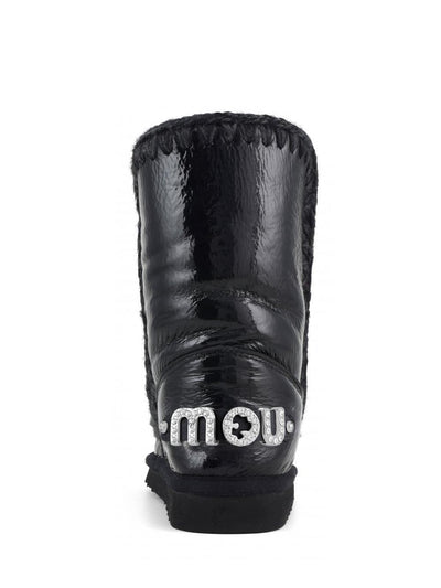 Eskimo 24 rhinestones logo Mou Stivaletti Boot Donna Mu.fw101037b Nero