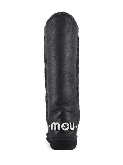 ESKIMO 40 RHINESTONES LOGO Mou Stivali Donna Mu.fw101052b Nero