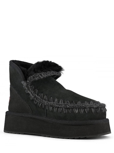 Mini Eskimo Platform Boot Mou Stivaletti Boot Donna Mu.fw681000a Nero