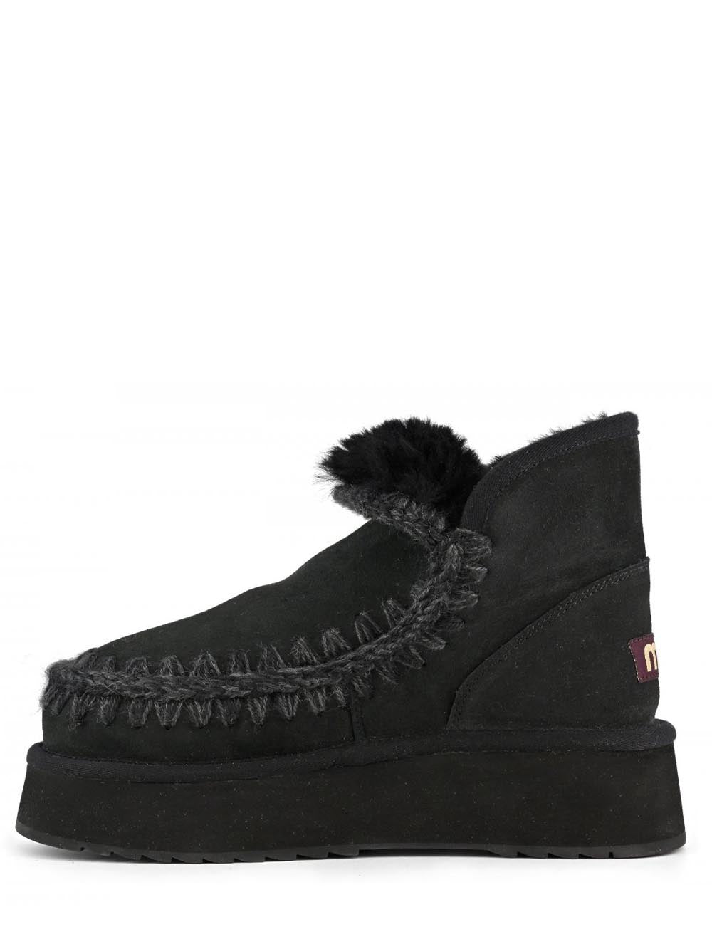Mini Eskimo Platform Boot Mou Stivaletti Boot Donna Mu.fw681000a Nero