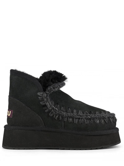 Mini Eskimo Platform Boot Mou Stivaletti Boot Donna Mu.fw681000a Nero