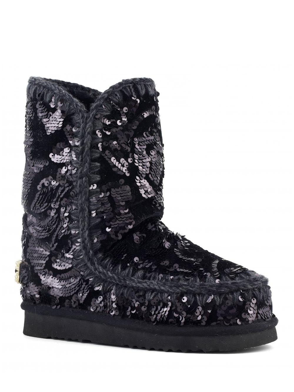 Eskimo 24 - big logo studs Mou Stivaletti Boot Donna Mu.fw101031k Nero