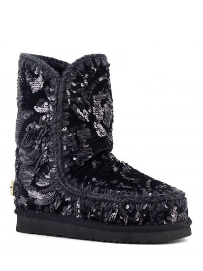 Eskimo 24 - big logo studs Mou Stivaletti Boot Donna Mu.fw101031k Nero