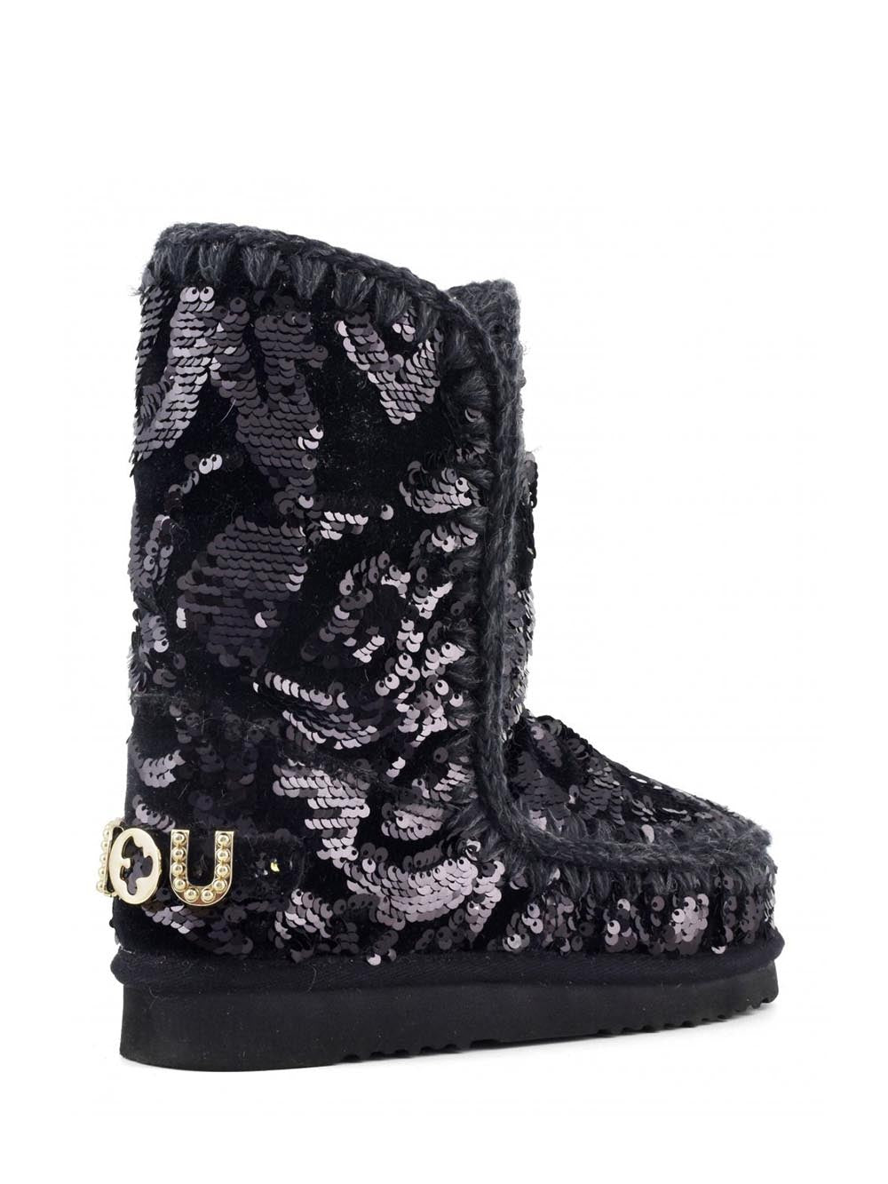 Eskimo 24 - big logo studs Mou Stivaletti Boot Donna Mu.fw101031k Nero