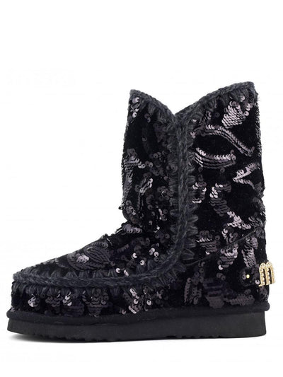 Eskimo 24 - big logo studs Mou Stivaletti Boot Donna Mu.fw101031k Nero
