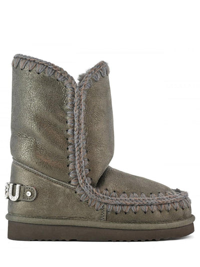 Eskimo 24 rhinestones logo Mou Stivaletti Boot Donna Mu.fw101037b Verde