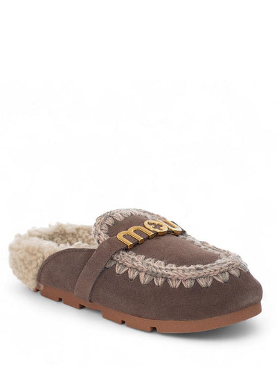 WINTER BIO SLIDE - LOGO Mou Ciabatta Donna Mu.fw431000a Marrone
