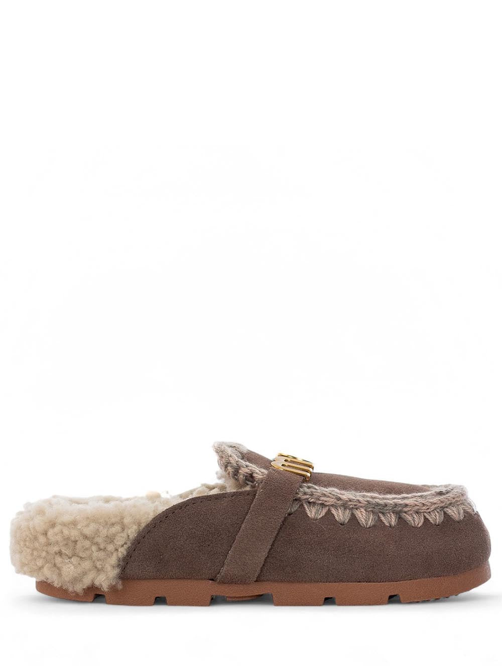 WINTER BIO SLIDE - LOGO Mou Ciabatta Donna Mu.fw431000a Marrone