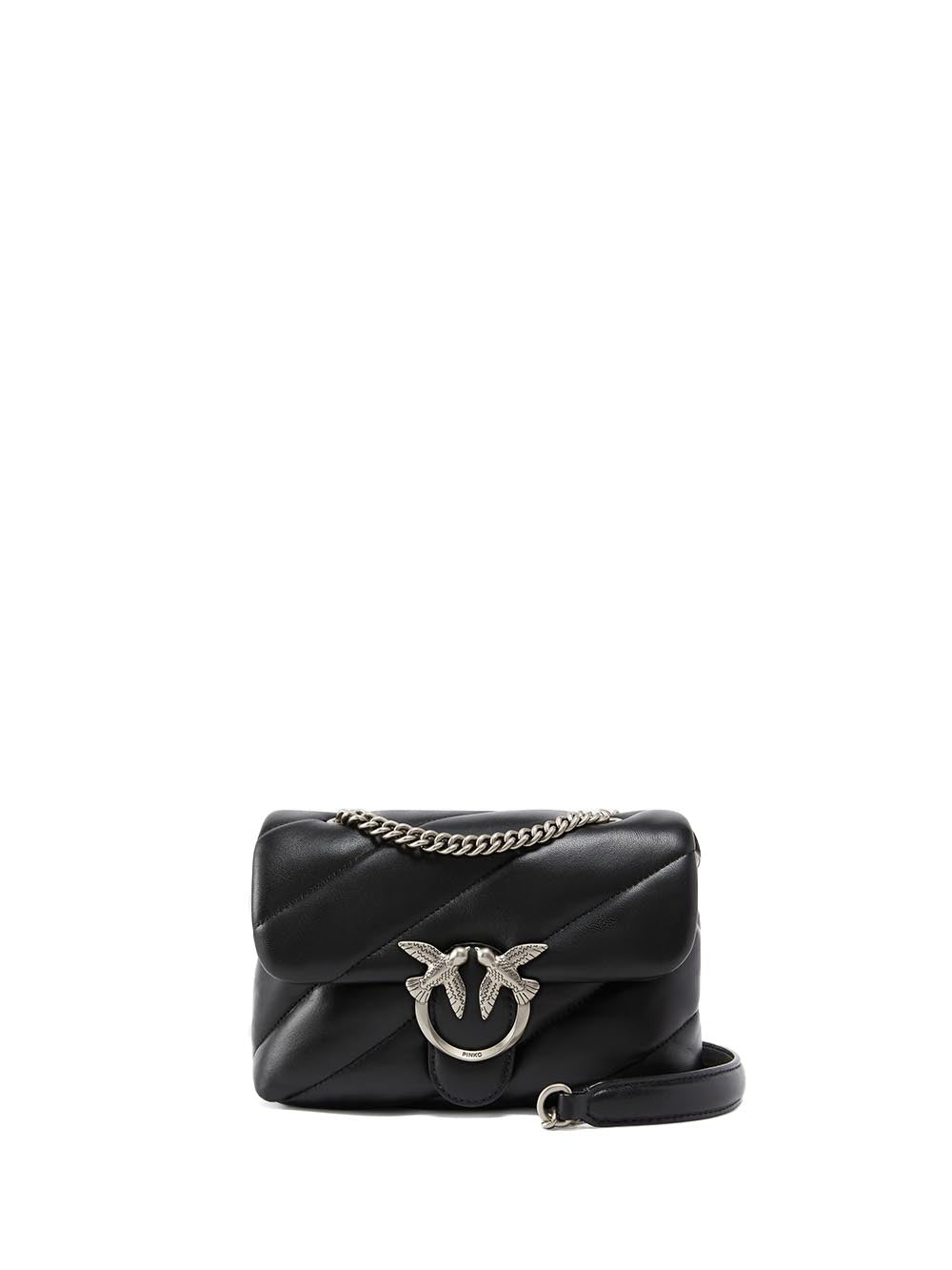 Pinko Tracolla Donna 100039 A0f2 Nero silver