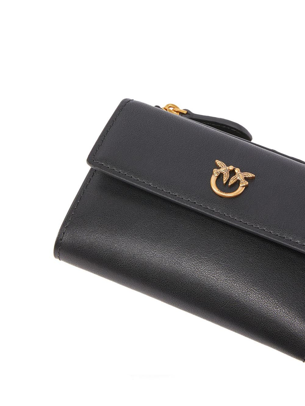 Pinko Portafoglio Donna 103612-A0f1 Nero oro