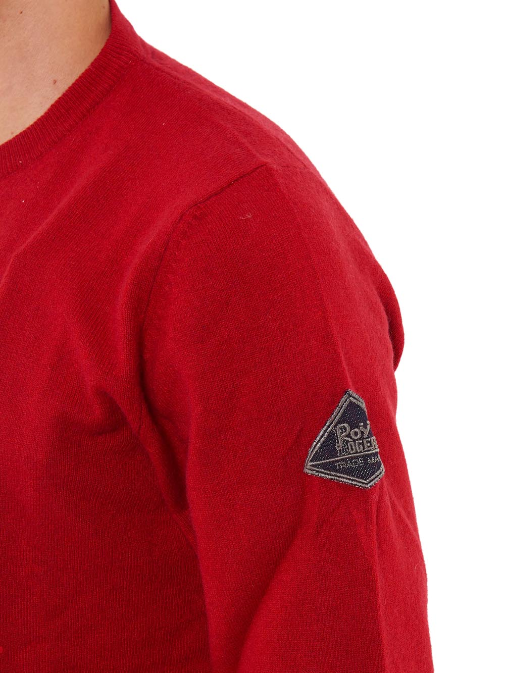 Roy Roger's Pullover Uomo Crew Neck Man Rru502 Cc53 Rosso