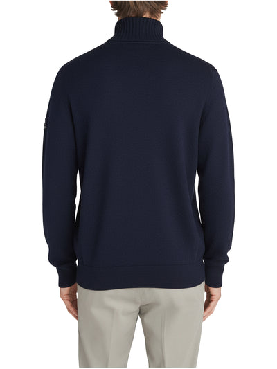 Roy Roger's Maglia Uomo Turtle Neck Man Rru505 Cc53 Blu