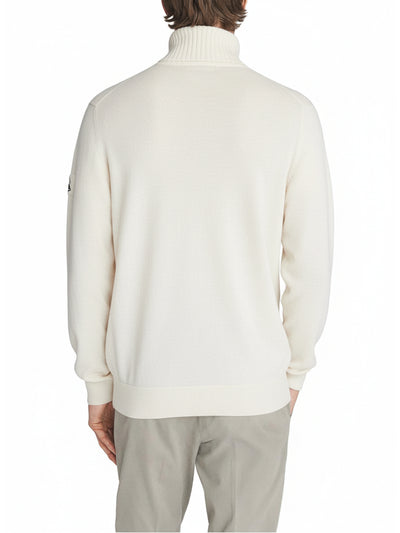 Roy Roger's Maglia Uomo Turtle Neck Man Rru505 Cc53 Panna