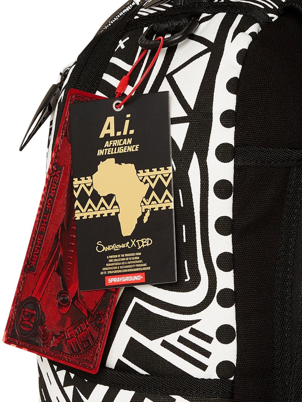 Sprayground Zaino Unisex 910b2264nsz Nero bianco