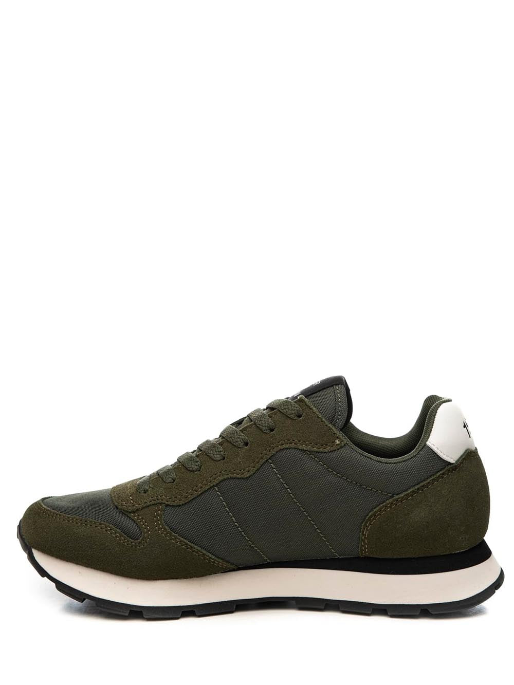 SUN68 Sneaker Uomo Z45101 Verde militare