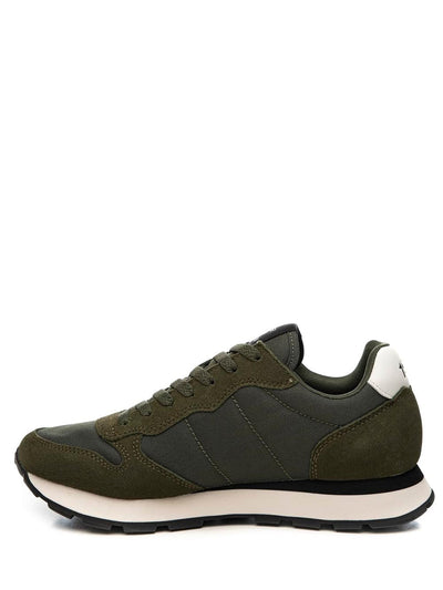 SUN68 Sneaker Uomo Z45101 Verde militare
