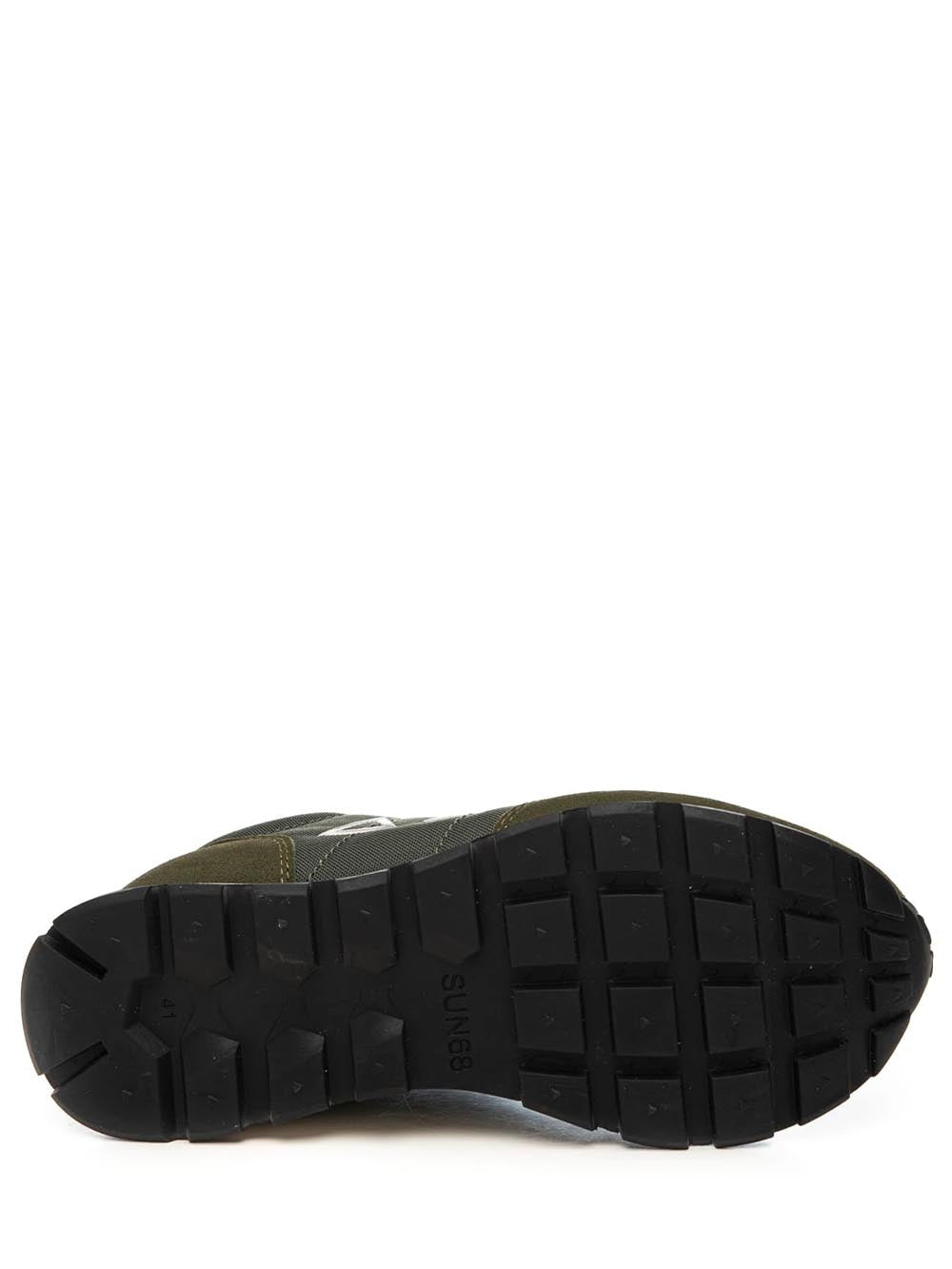 SUN68 Sneaker Uomo Z45101 Verde militare