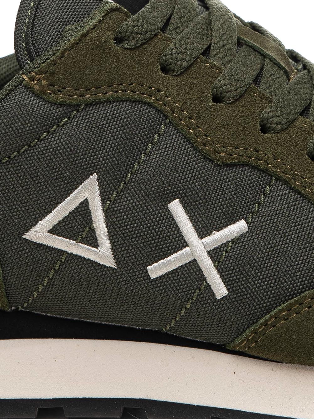 SUN68 Sneaker Uomo Z45101 Verde militare
