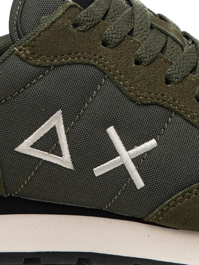 SUN68 Sneaker Uomo Z45101 Verde militare