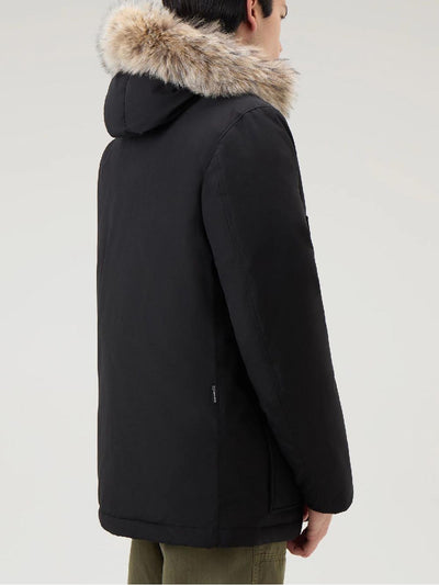 ARCTIC DETACHABLE FUR ANORAK Woolrich Giubbino Uomo Cfwoou0484mrut0001 Nero