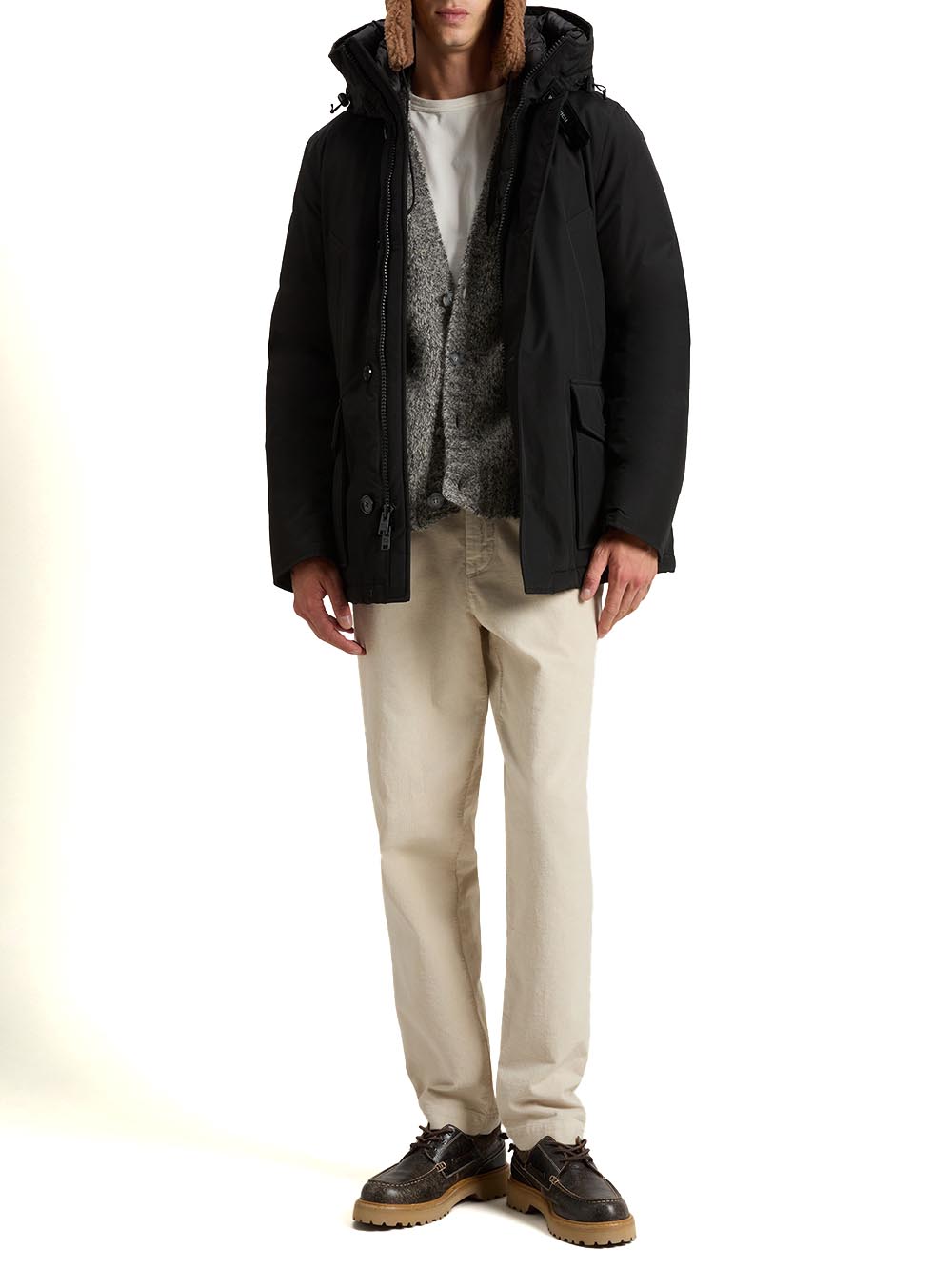 ARCTIC ANORAK Woolrich Giubbino Uomo Cfwoou0771mrut0001 Nero