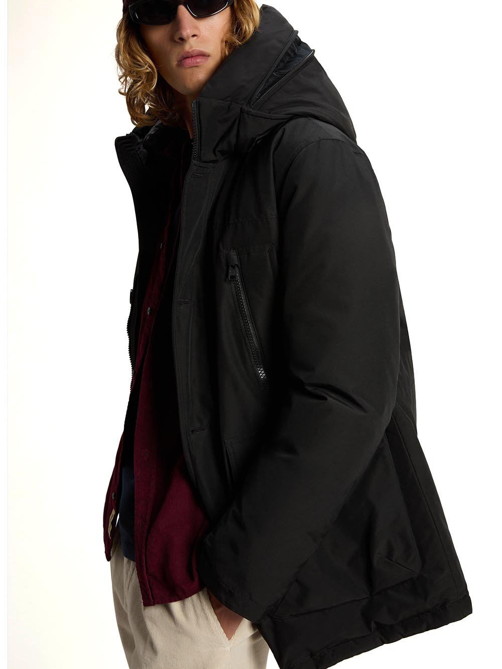 RAMAR ARCTIC PARKA Woolrich Giubbino Uomo Cfwoou0866mrut0001 Nero