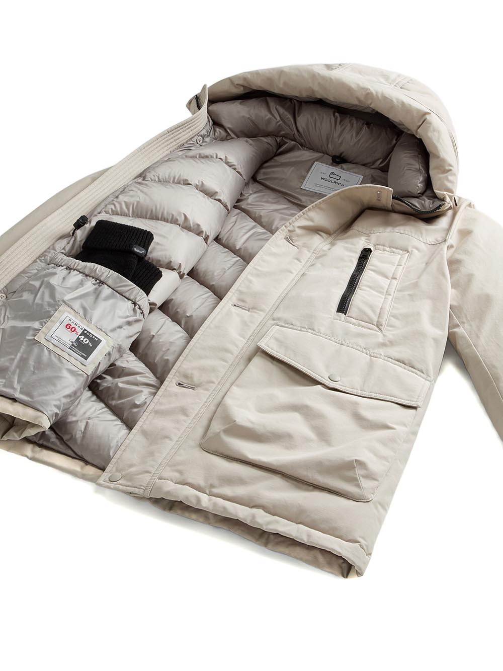 RAMAR ARCTIC PARKA Woolrich Giubbino Uomo Cfwoou0866mrut0001 Beige