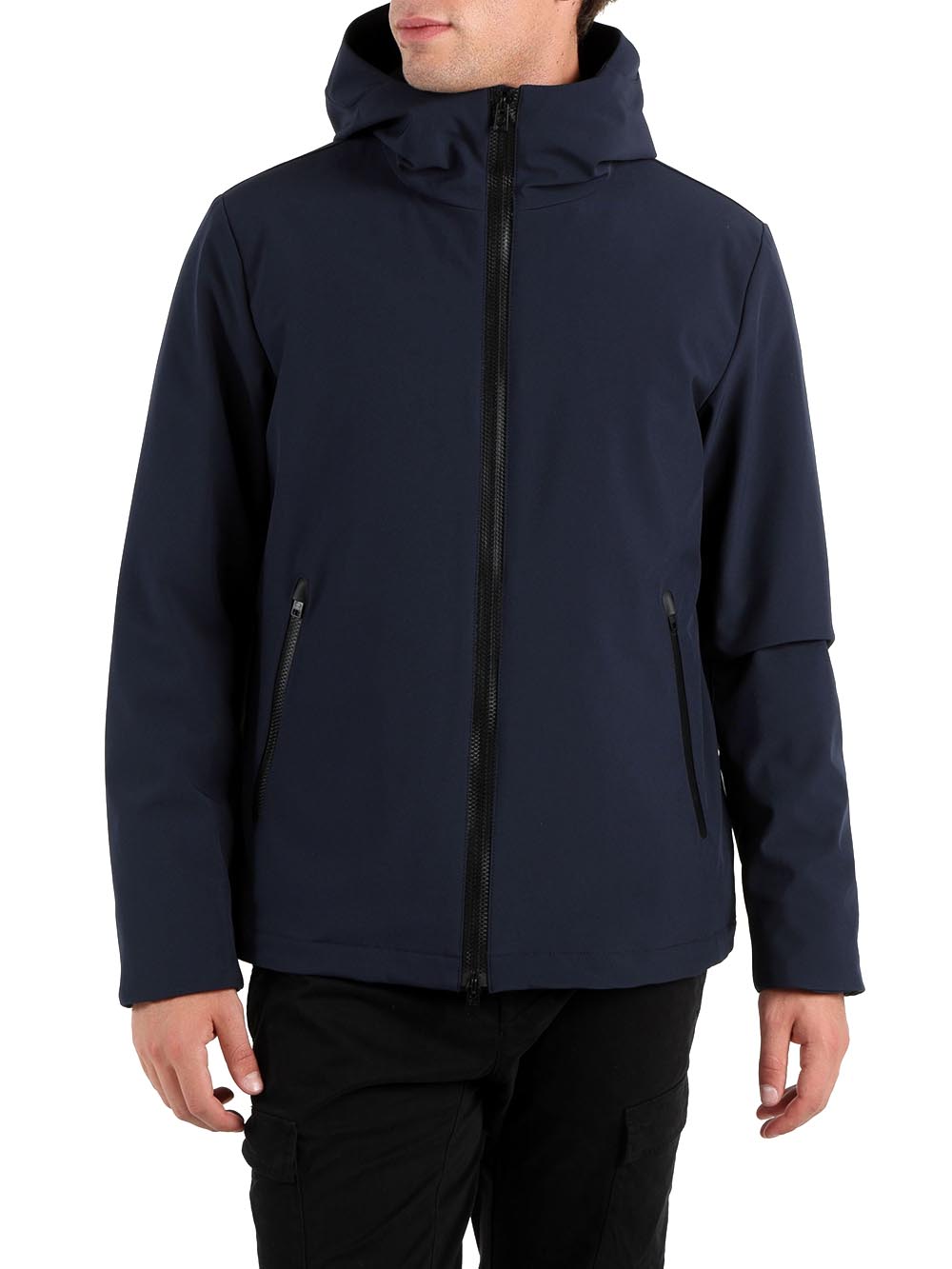 SOFTSHELL PACIFIC JACKET Woolrich Giubbino Uomo Cfwoou1047mrut3496 Blu