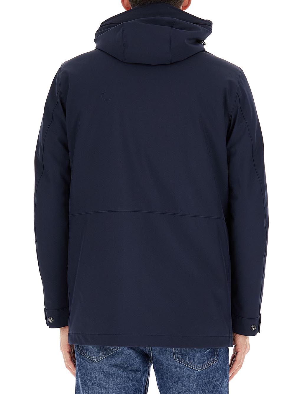 SOFTSHELL BARROW MAC COAT Woolrich Giubbino Uomo Cfwoou2017mrut3496 Blu