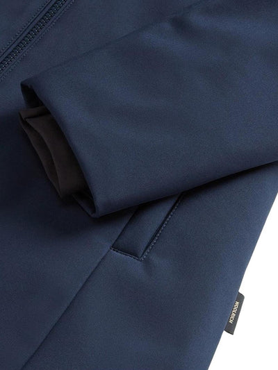 SOFTSHELL BARROW MAC COAT Woolrich Giubbino Uomo Cfwoou2017mrut3496 Blu