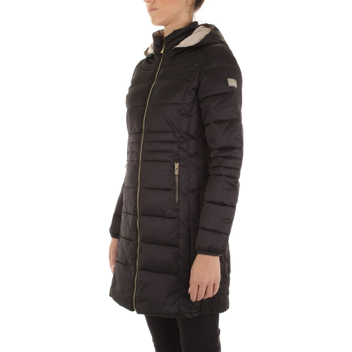 Yes Zee Cappotto Donna O017 M800 Nero