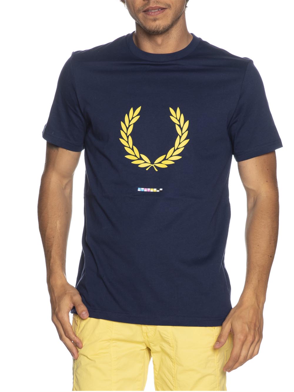 Fred Perry T-shirt Uomo Blu