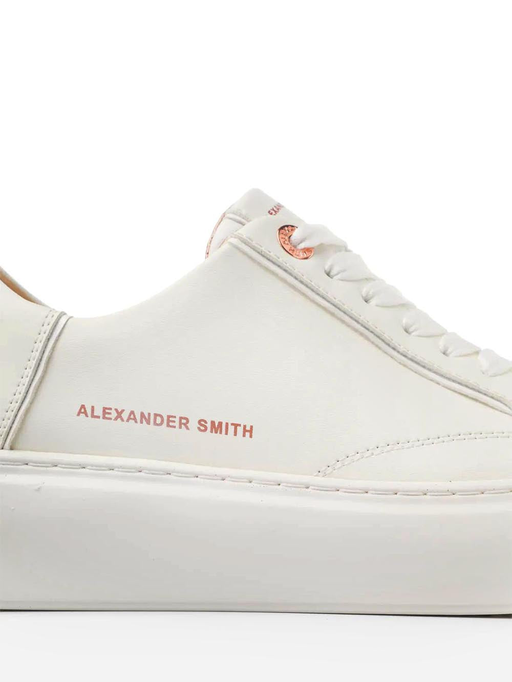 Alexander Smith Sneakers Donna Bianco rosa