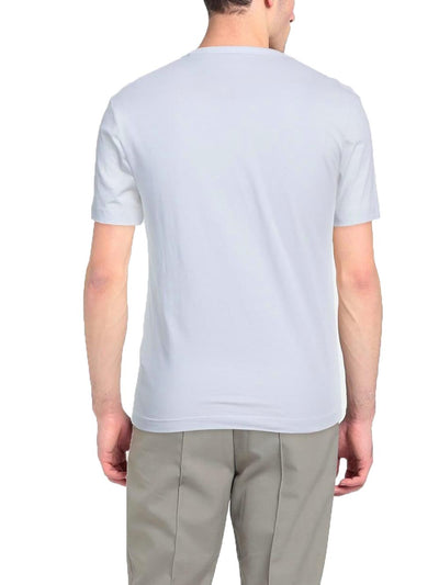 Blauer T-shirt Uomo Bianco