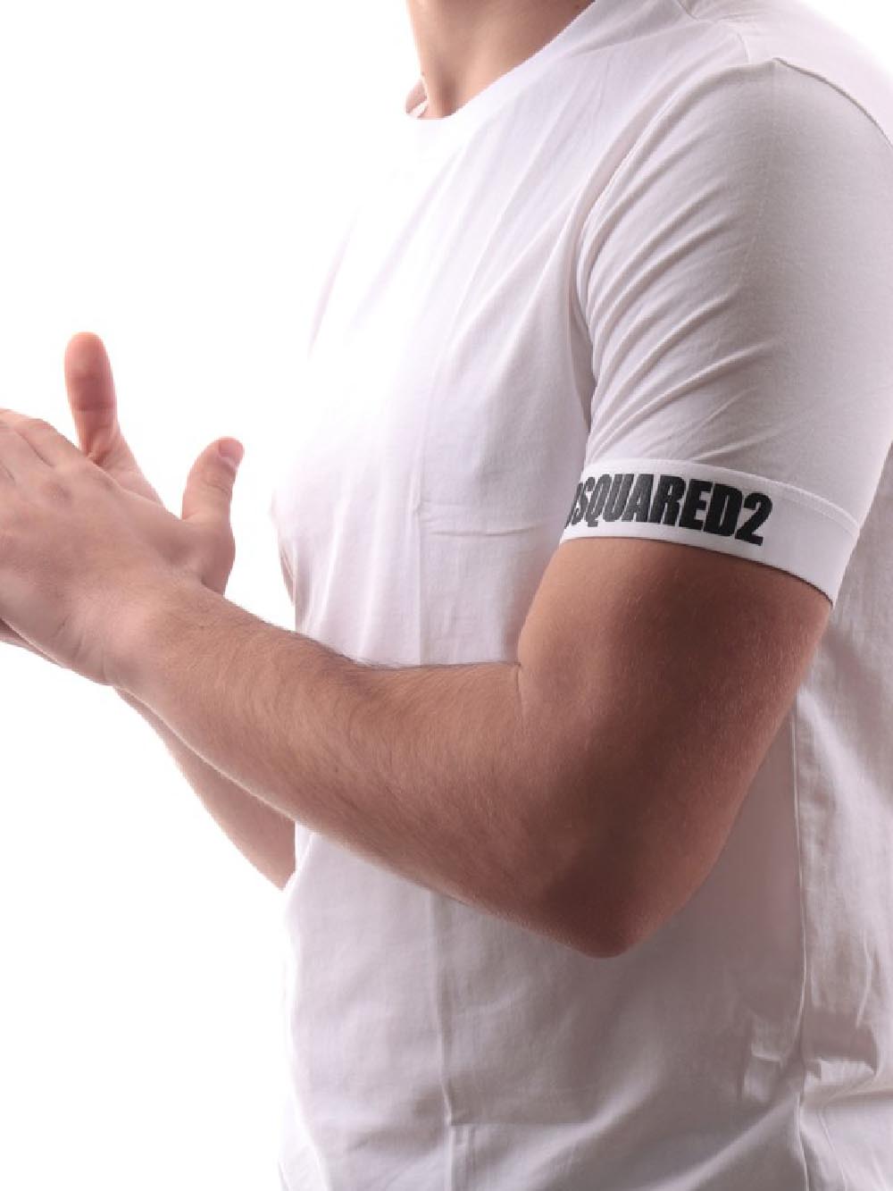 DSQUARED2 T-shirt Uomo Bianco