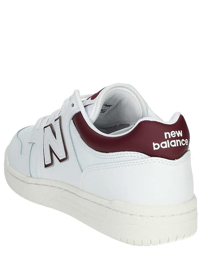 NEW BALANCE Sneakers Uomo white BORDEAUX