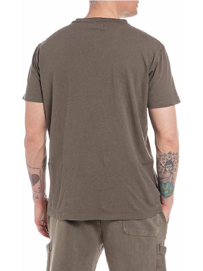 REPLAY T-shirt Uomo Verde militare