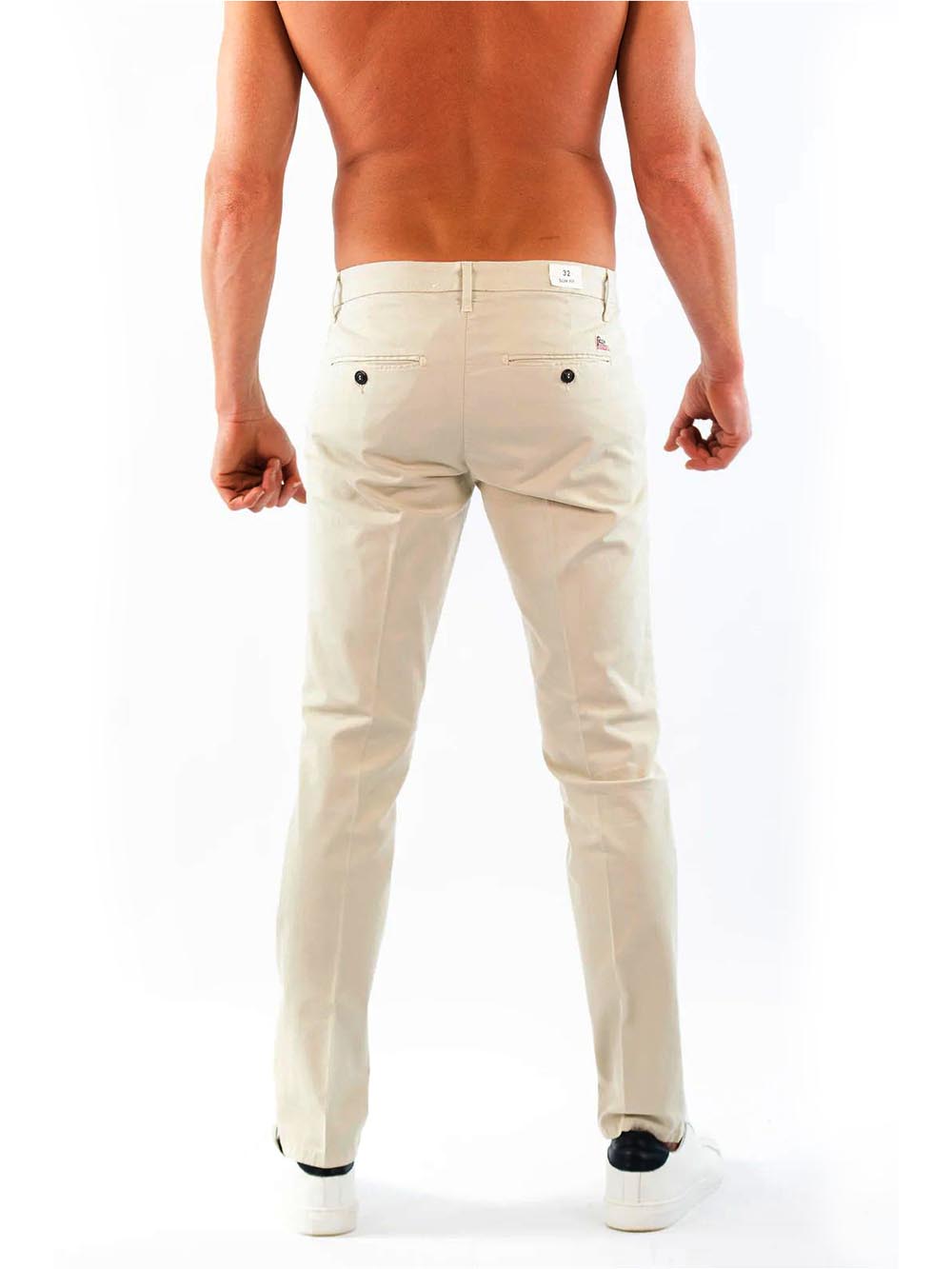 Roy Roger's Pantalone Uomo Bianco