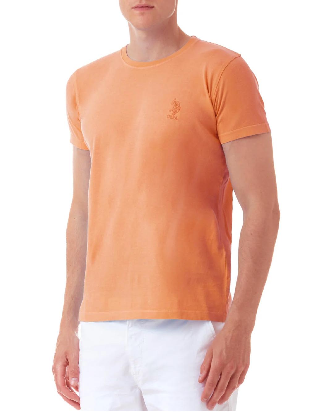 U.S. Polo Assn. T-shirt Uomo Arancione fluo