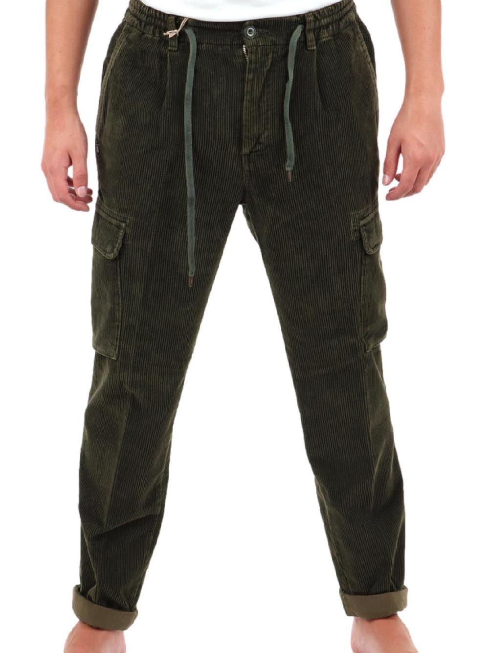 40Weft Pantalone Uomo Verde militare