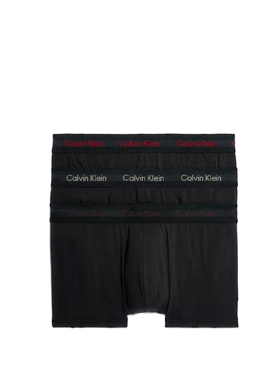 Calvin Klein Intimo Uomo Low Rise Trunk 3pk 0000u2664g Nero
