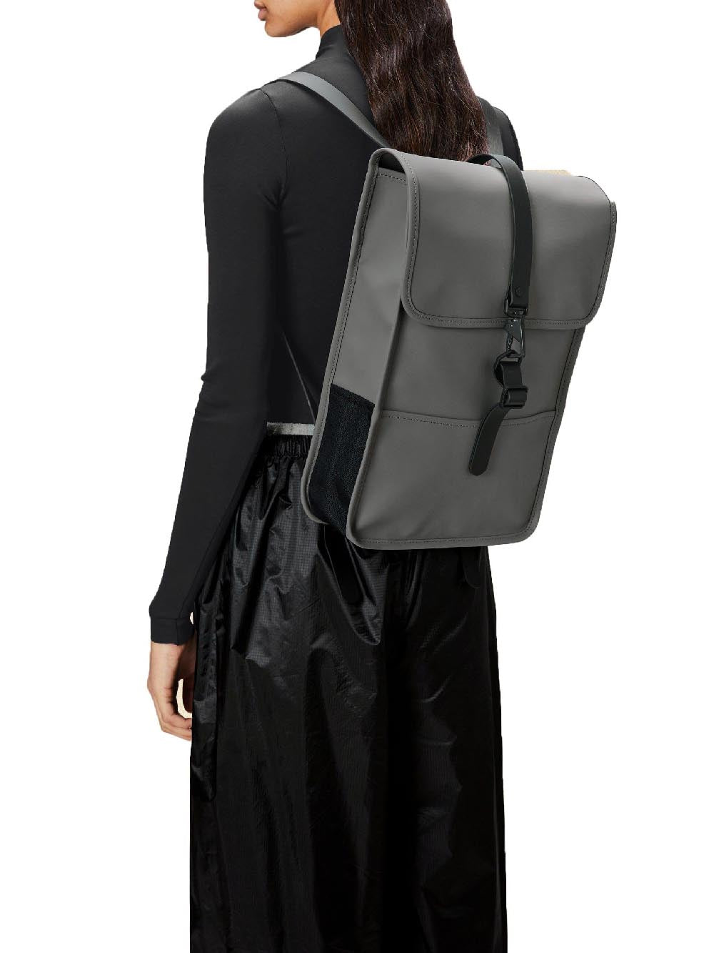 Rains Zaino Unisex Backpack Mini 13020 Grigio