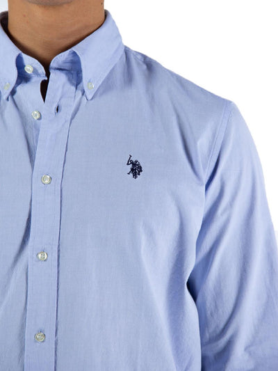 U.S. Polo Assn. Camicia Uomo Celeste