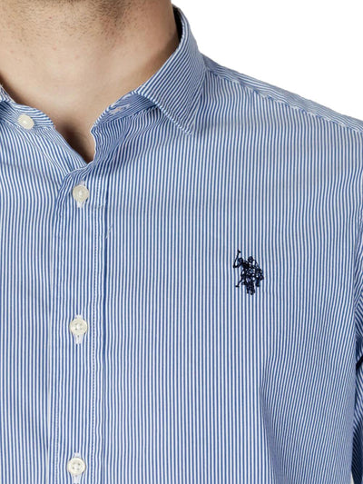 U.S. Polo Assn. Camicia Donna Edit 53020 Ehpd Bianco/celeste