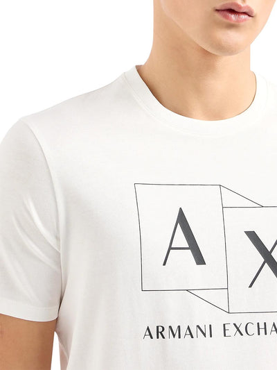 Armani Exchange T-shirt Uomo 3dztad Zj9az Bianco