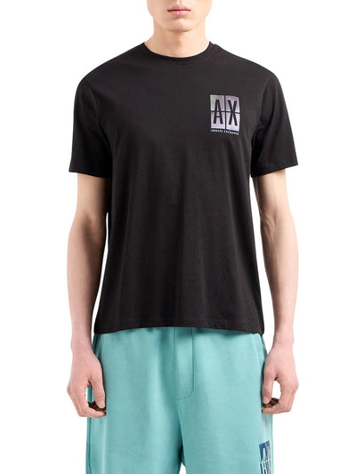 Armani Exchange T-shirt Uomo 3dztju Zjh4z Nero