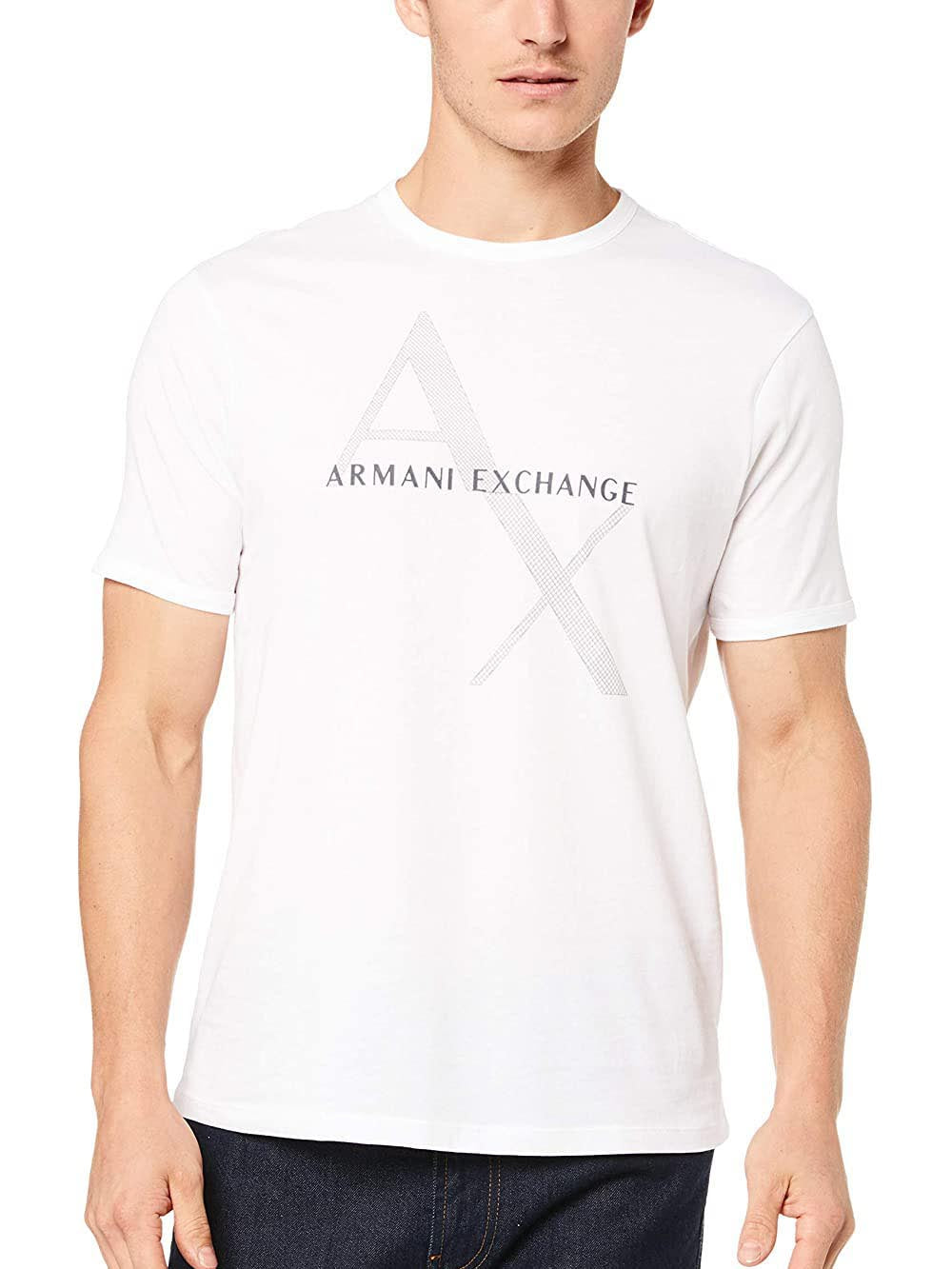 Armani Exchange T-shirt Uomo 8nzt76 Z8h4z Bianco