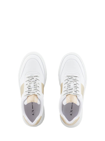 Armani Exchange Sneakers Donna Xdx134 Xv726 Bianco/Oro