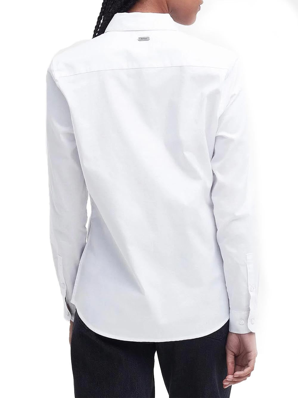 Barbour Camicia Donna Lsh1409 Derwent Shirt Bianco