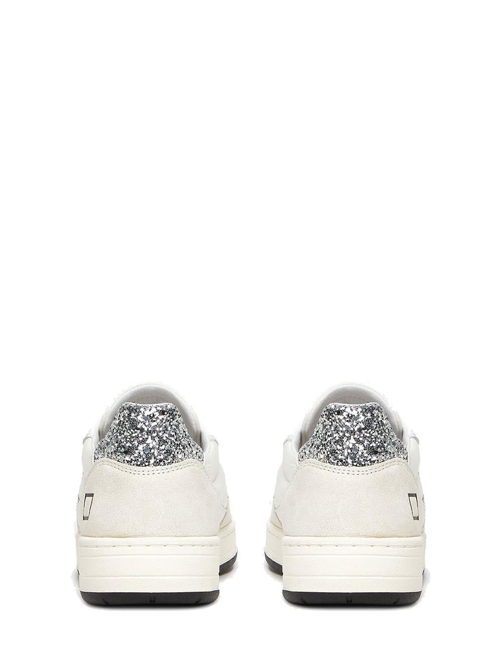 D.A.T.E. Sneakers Donna Bianco argento